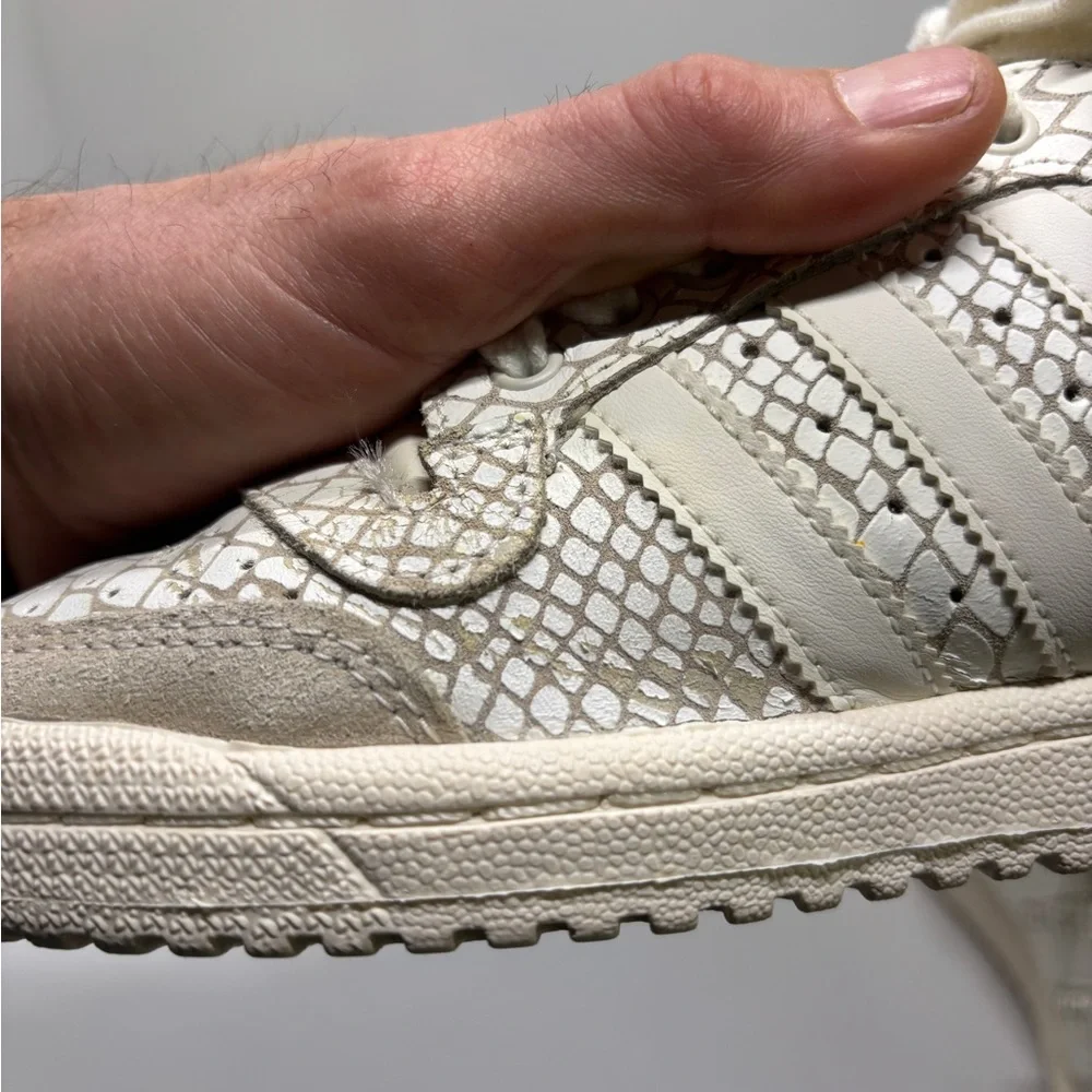 Adidas Top Ten Hi Snakeskin Women’s Size 8 Rare Retro High Top Sneakers - Picture 15 of 16